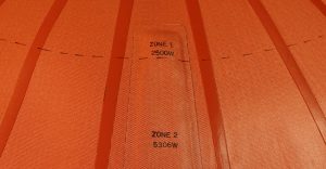 HC787120G42Z2, Boeing 787 Radome, Heat Blanket, 787, Heatcon Heat Blanket Outer